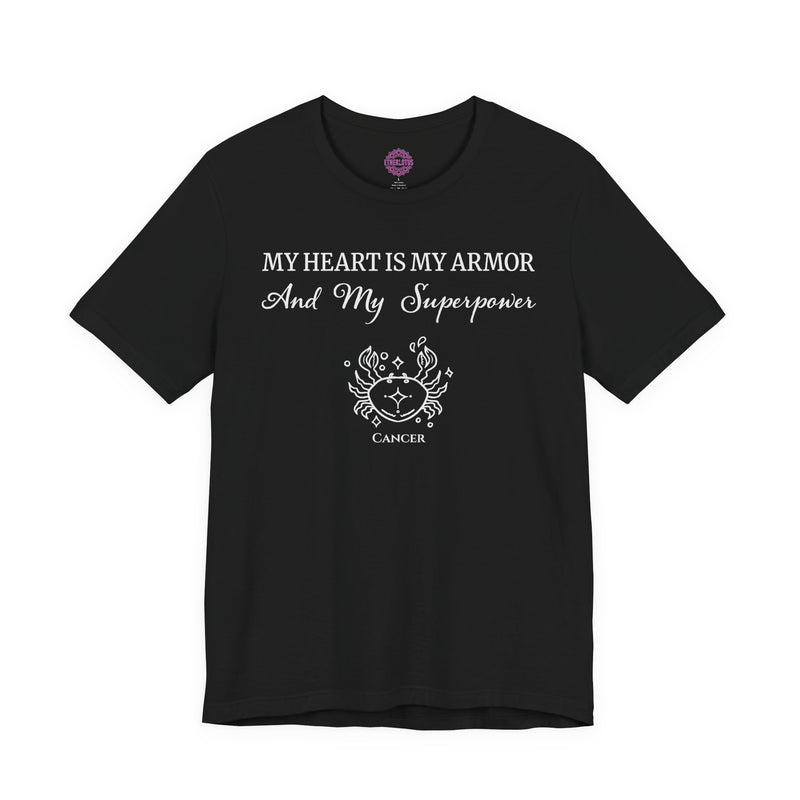 Cancer Heart Armor Superpower Premium Unisex T-Shirt