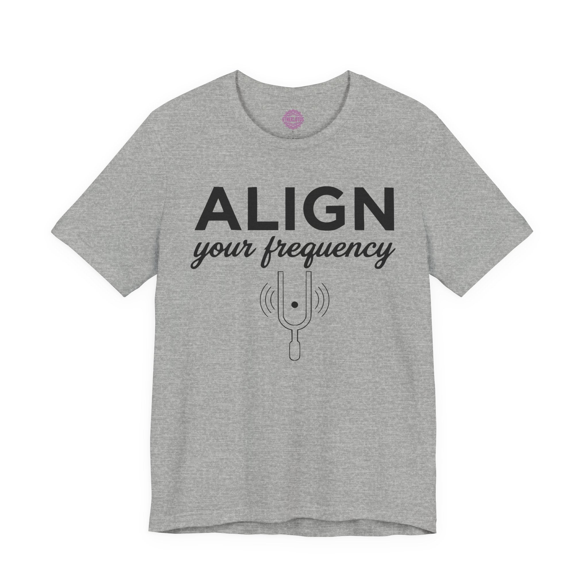 Align Your Frequency Tuning Fork Premium Unisex T-Shirt