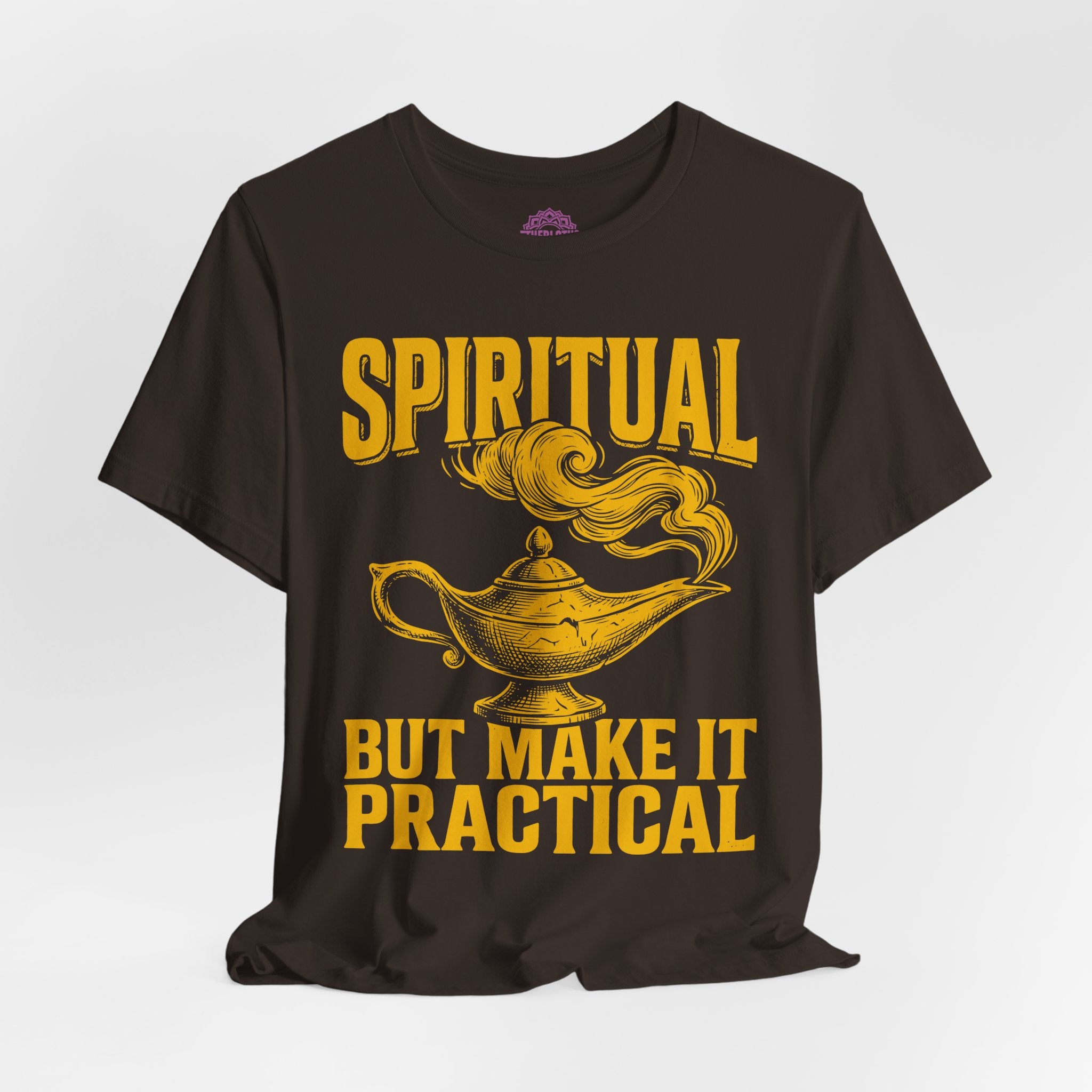 Spiritual But Make It Practical Genie Lamp Premium Unisex T-Shirt