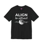 Align To Attract Yin Yang Sacred Geometry Premium Unisex T-Shirt
