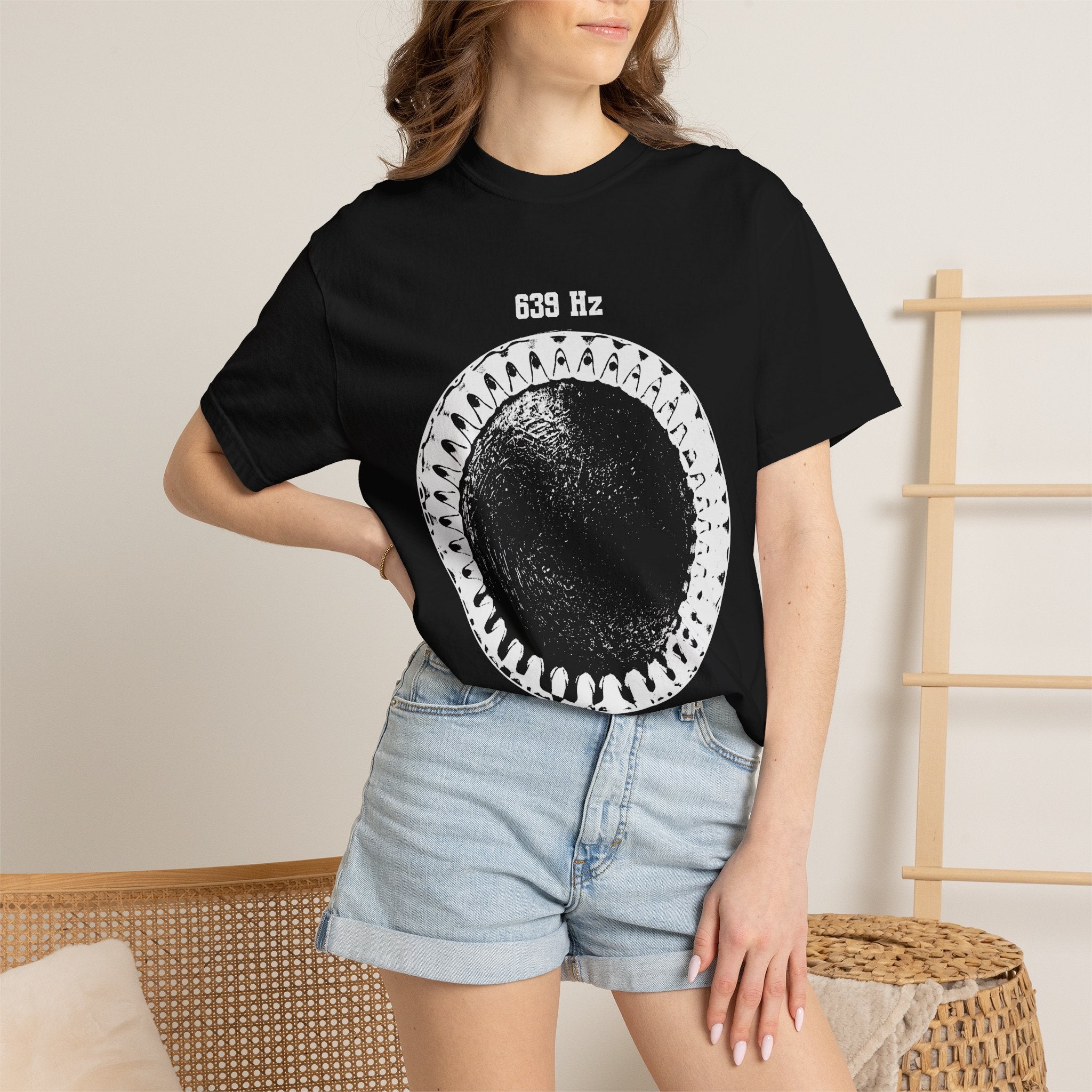 639 Hz Solfeggio Frequency Cymatics Connection Harmony Comfort Colors® Unisex T-Shirt