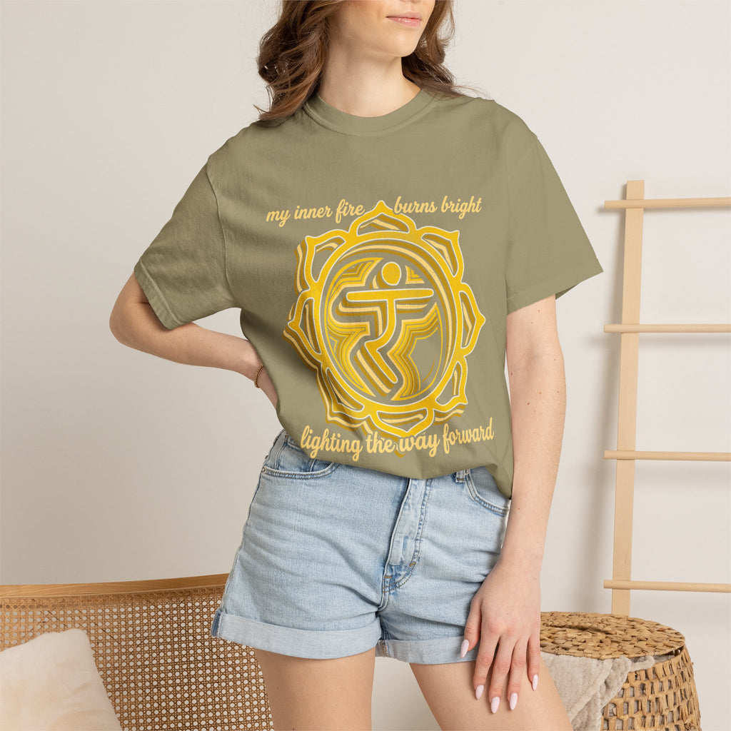 My Inner Fire Burns Bright Lighting the Way Forward Solar Plexus Chakra Comfort Colors® Unisex T-Shirt