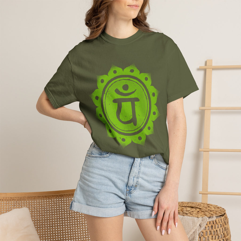 Yam Bija Anahata Heart Chakra Symbol Sacred Geometry Comfort Colors® Unisex T-Shirt