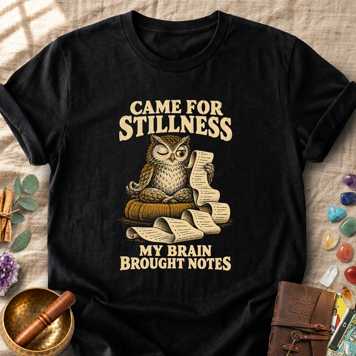 Came for Stillness, Brain Brought Notes Comfort Colors® Unisex T-Shirt