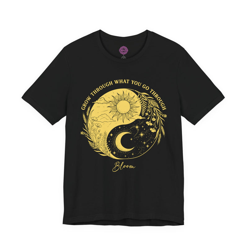 Grow Through What You Go Through Yin Yang Premium Unisex T-Shirt