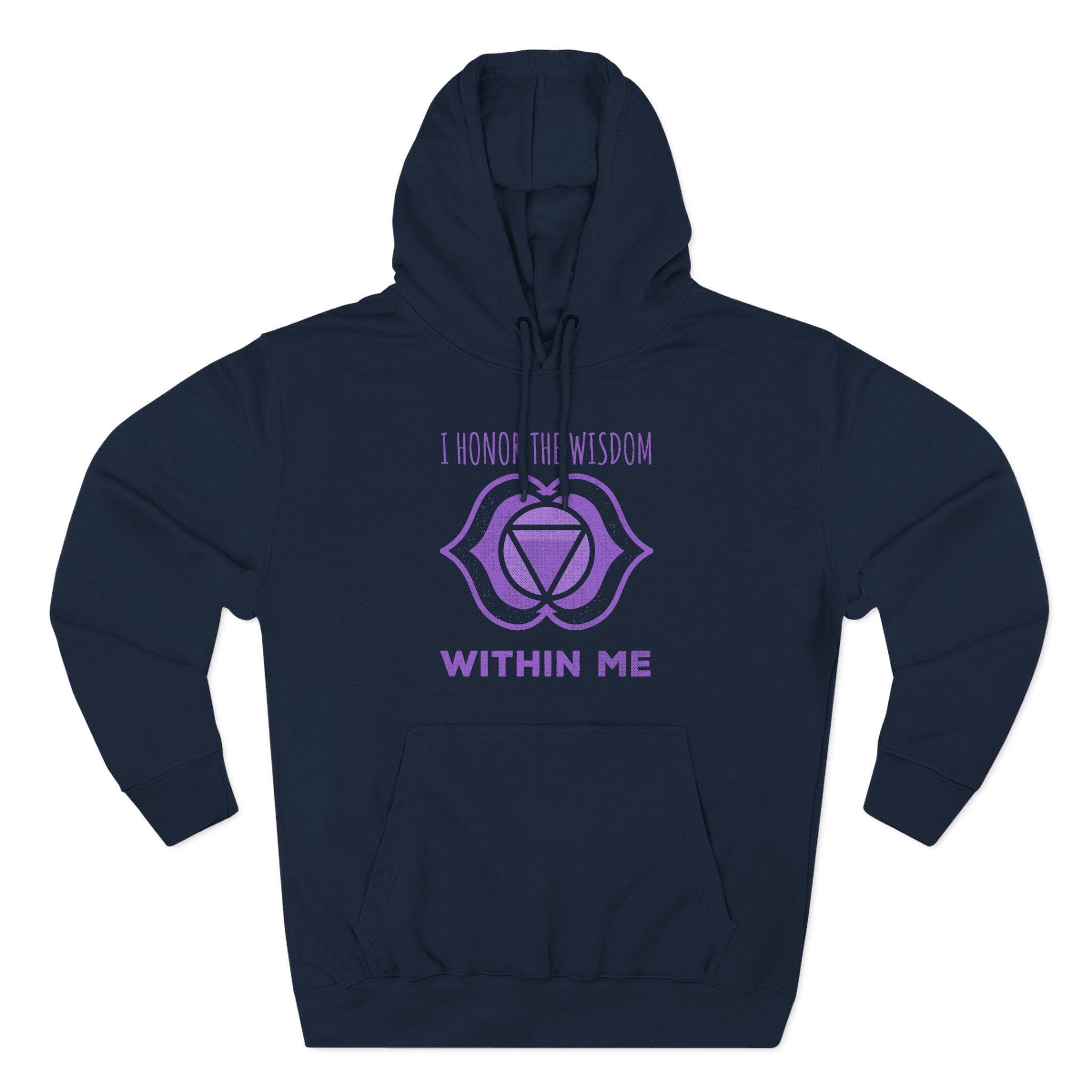 I Honor the Wisdom Within Me Third Eye Chakra Ajna Premium Unisex Hoodie