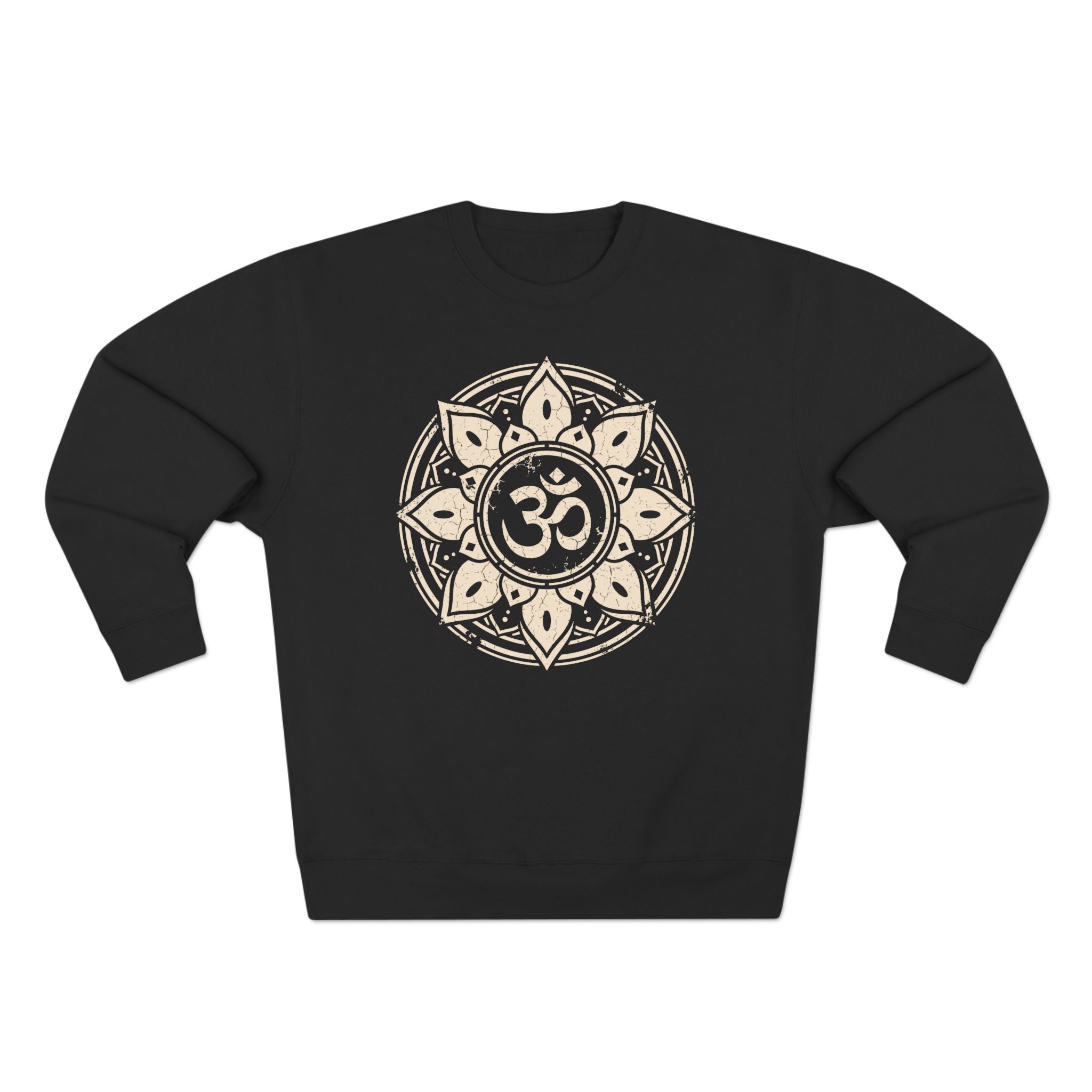 Om Sacred Mandala Lotus Spiritual Premium Unisex Sweatshirt