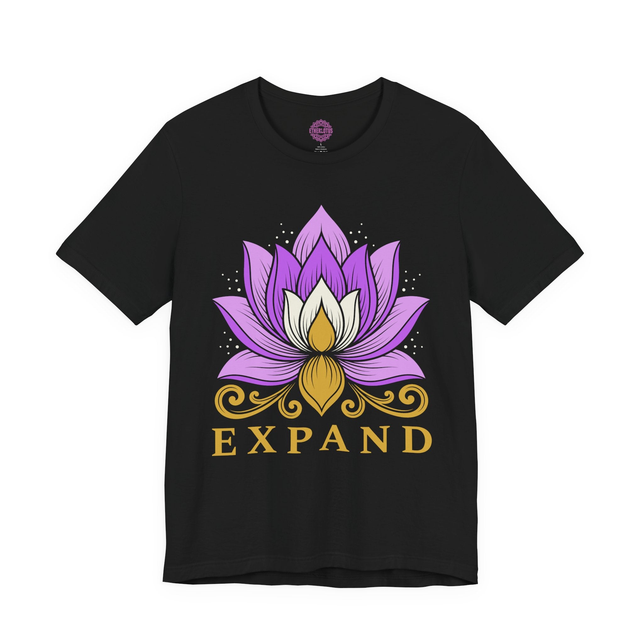 Expand Purple Lotus Crown Bloom Premium Unisex T-Shirt
