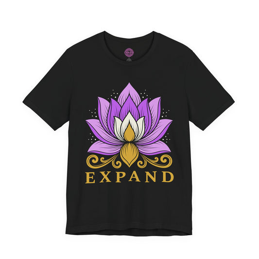 Expand Purple Lotus Crown Bloom Premium Unisex T-Shirt