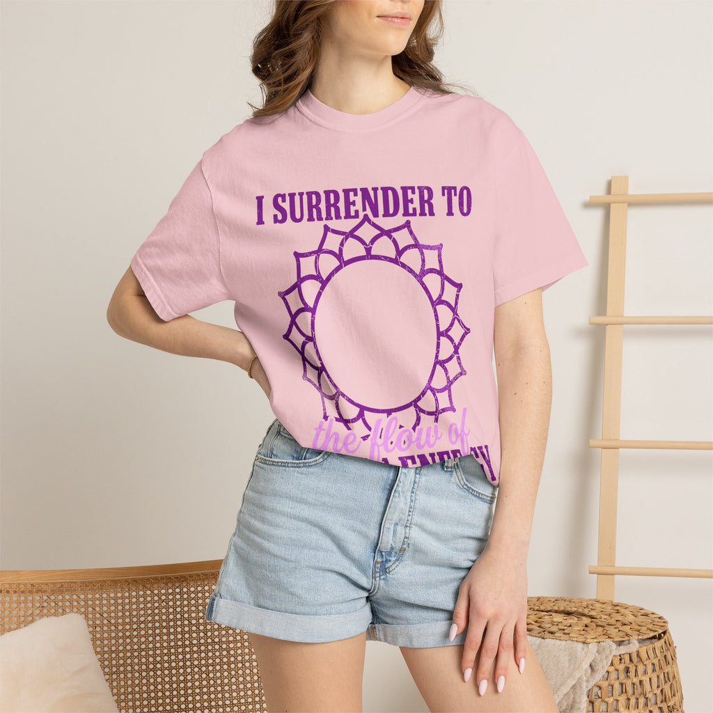 26 I Surrender to the Flow of Divine Energy Crown Chakra Comfort Colors® Unisex T-Shirt