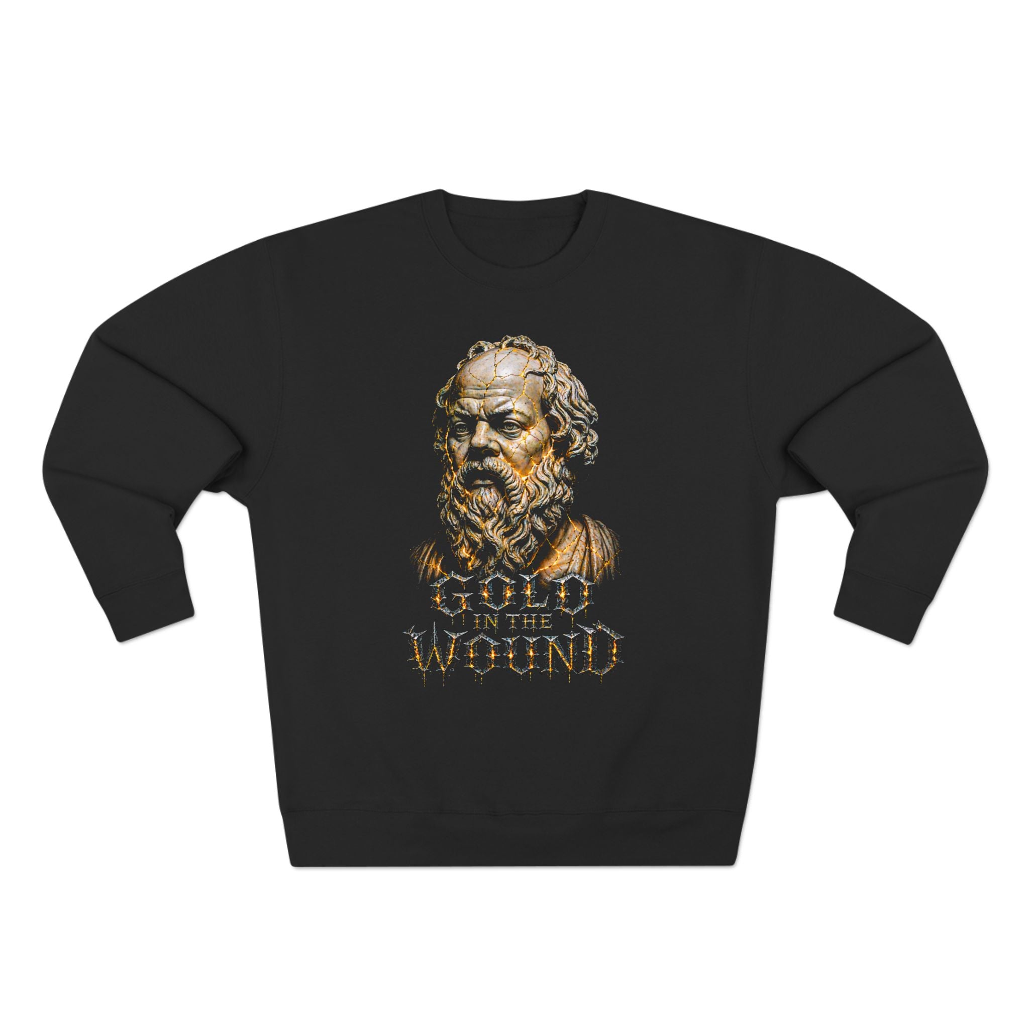 Gold in the Wound Shadow Work Premium Unisex Sweatshirt