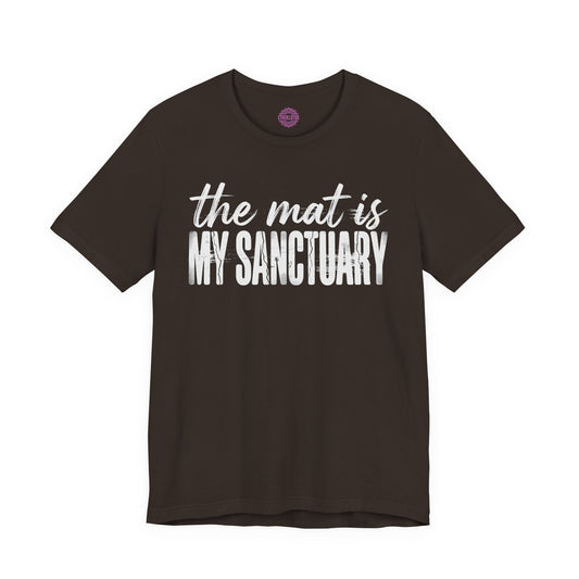 The Mat Is My Sanctuary Yoga Premium Unisex T-Shirt