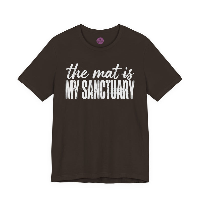 The Mat Is My Sanctuary Yoga Premium Unisex T-Shirt