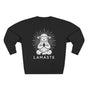 Lamaste Lamb Yoga Meditation Spiritual Humor Premium Unisex Sweatshirt