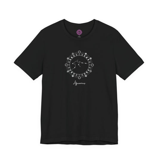 Aquarius Cosmic Constellation Premium Unisex T-Shirt