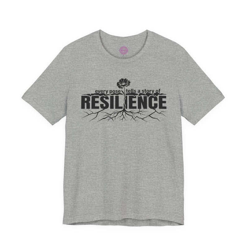 Every Pose Tells a Story of Resilience Yoga Premium Unisex T-Shirt