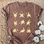 Pug Yoga Poses Comfort Colors® Unisex T-Shirt