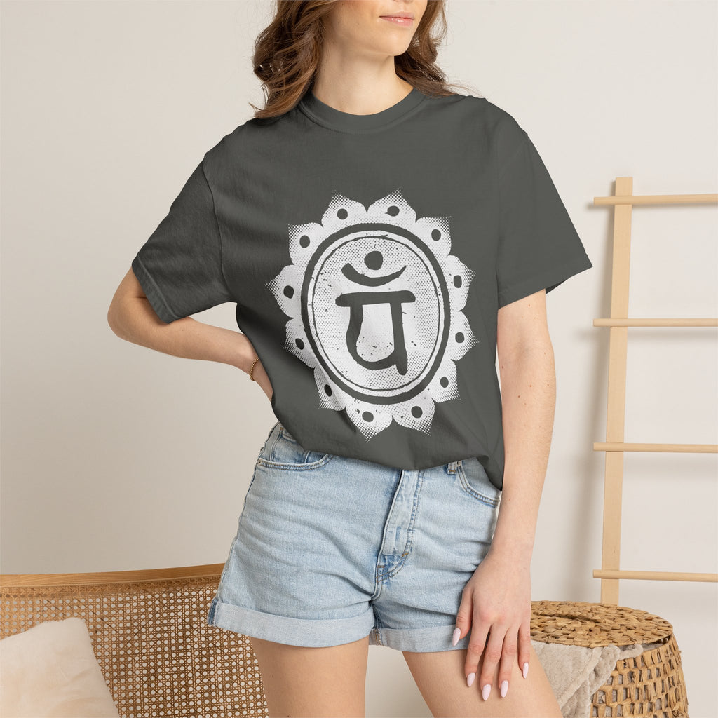Yam Bija Anahata Heart Chakra Symbol Sacred Geometry Comfort Colors® Unisex T-Shirt