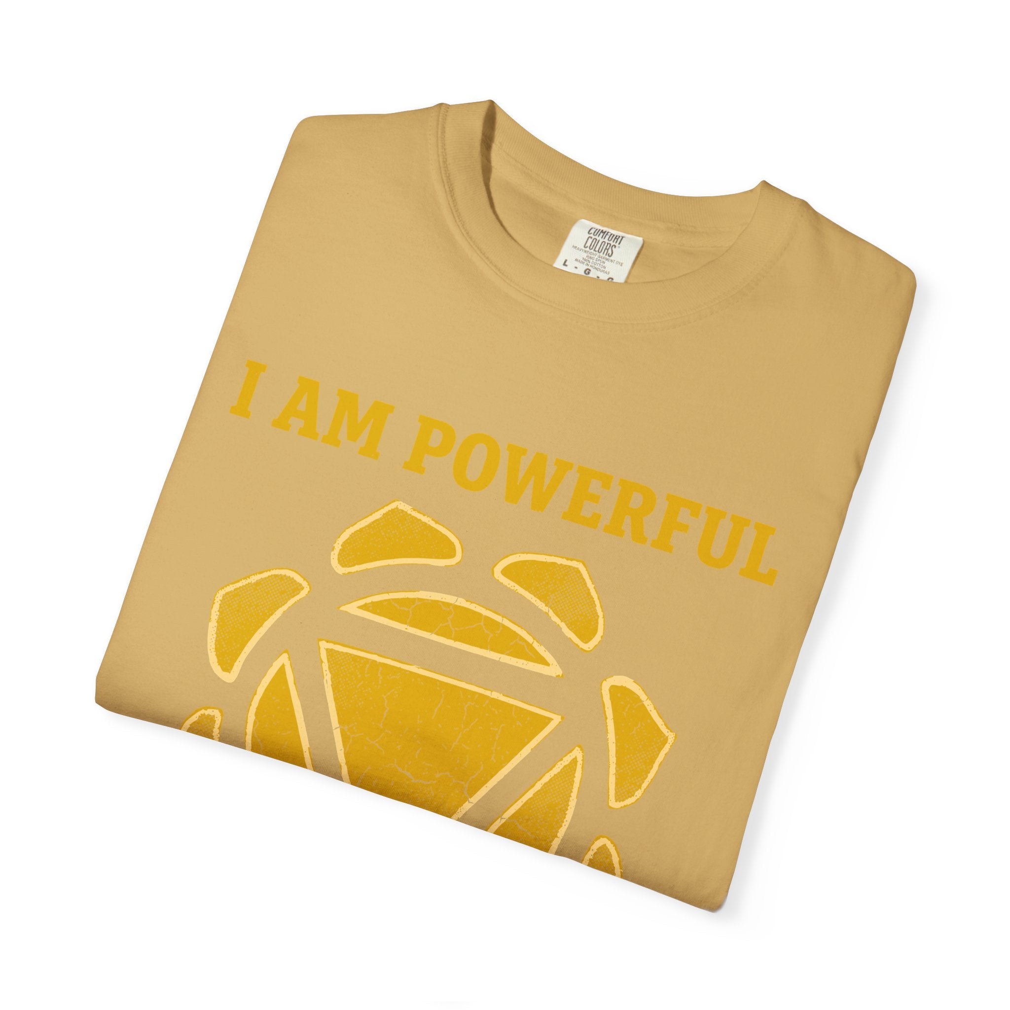 I Am Powerful Beyond Measure Solar Plexus Chakra Comfort Colors® Unisex T-Shirt