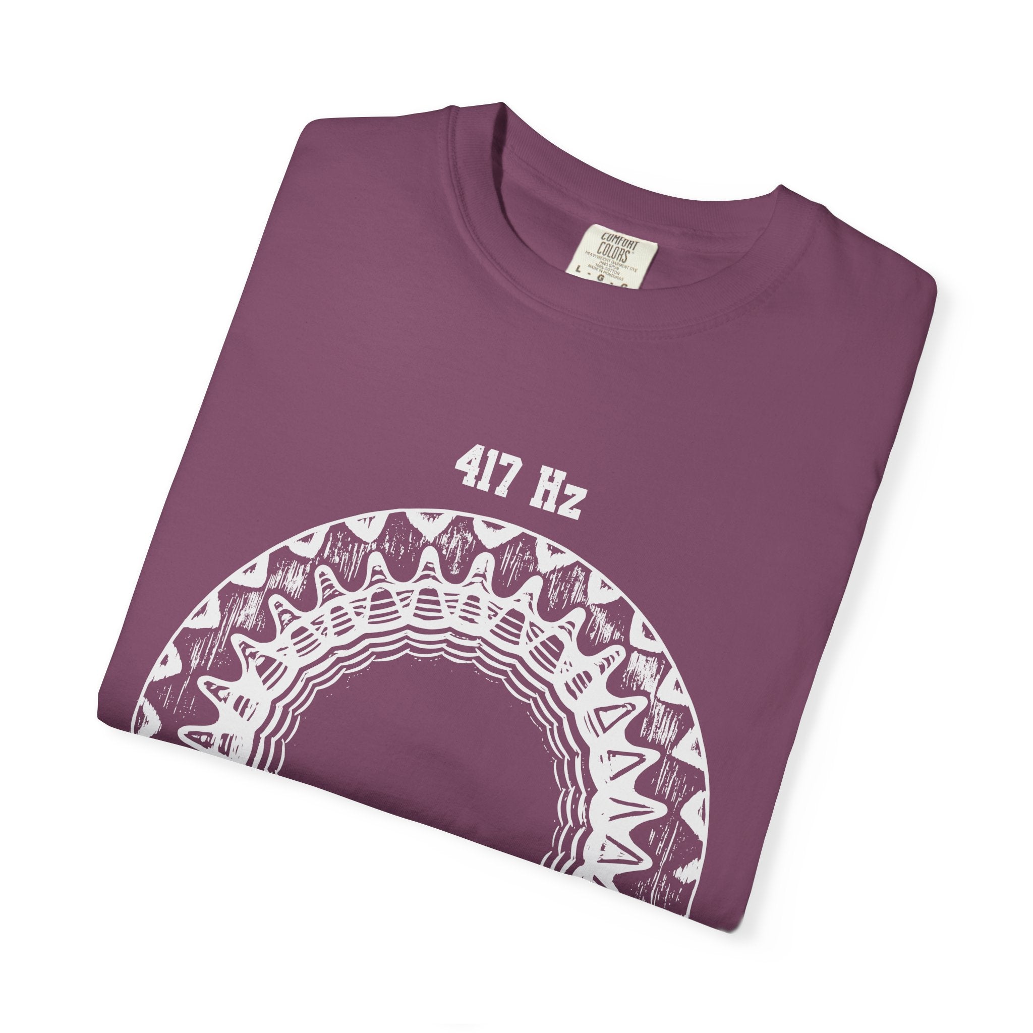 417 Hz Solfeggio Frequency Cymatics Sound Wellness Comfort Colors® Unisex T-Shirt