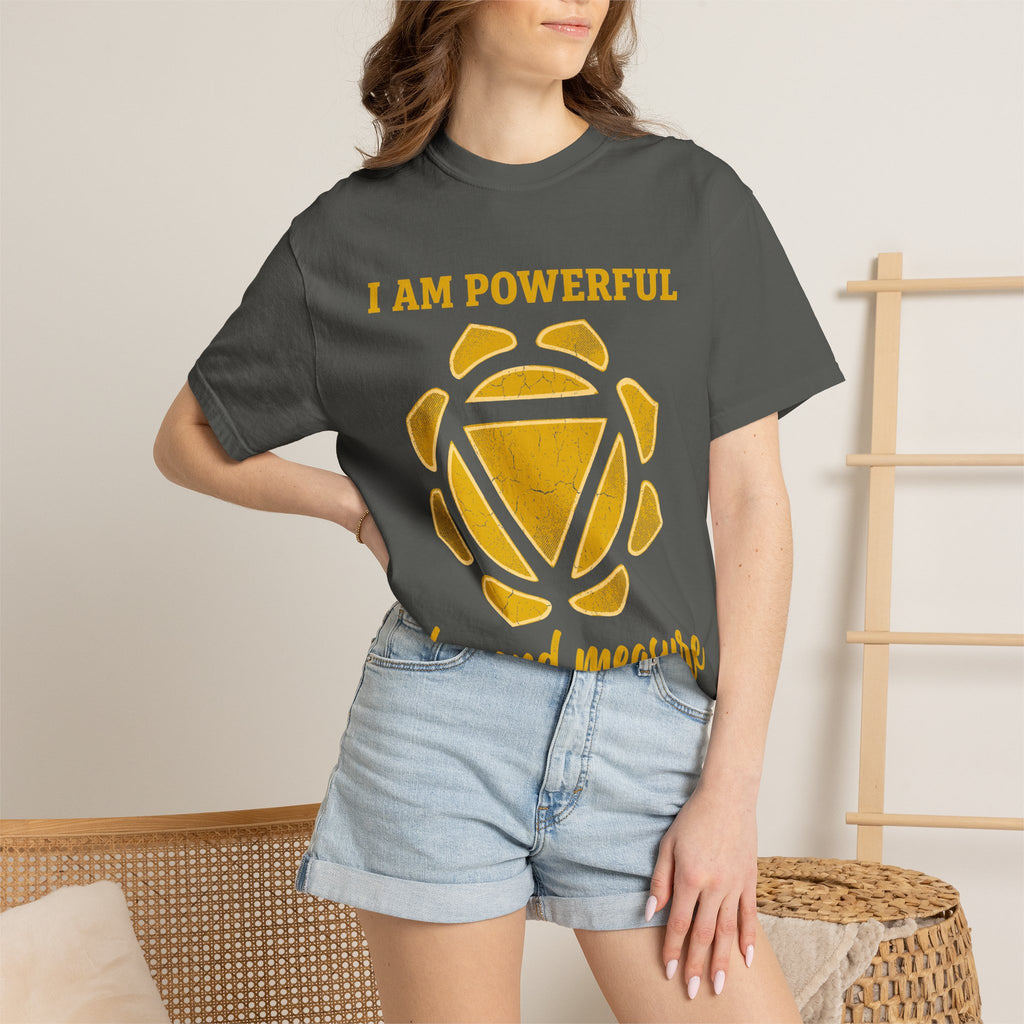 I Am Powerful Beyond Measure Solar Plexus Chakra Comfort Colors® Unisex T-Shirt