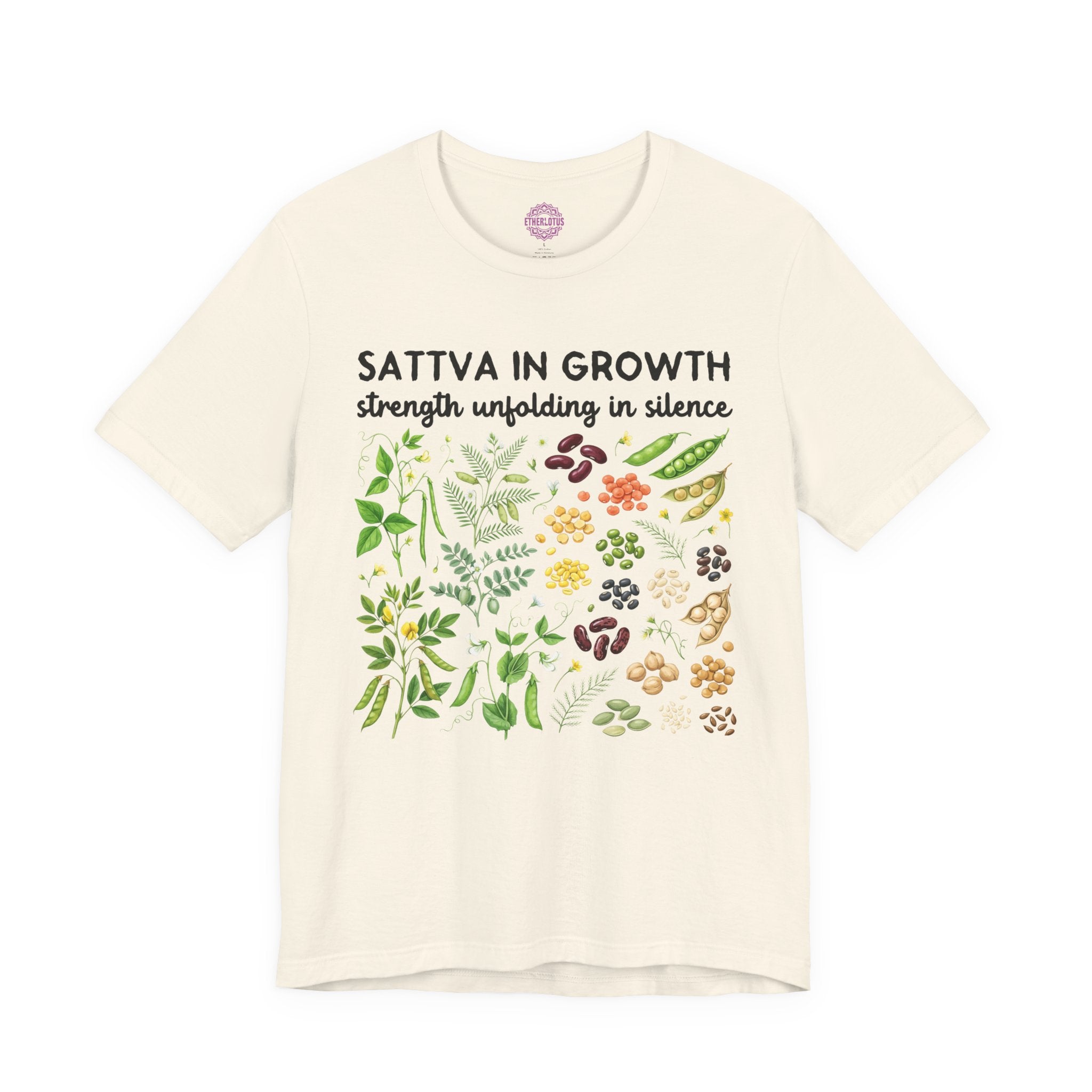 Sattva in Growth Strength Unfolding in Silence Premium Unisex T-Shirt