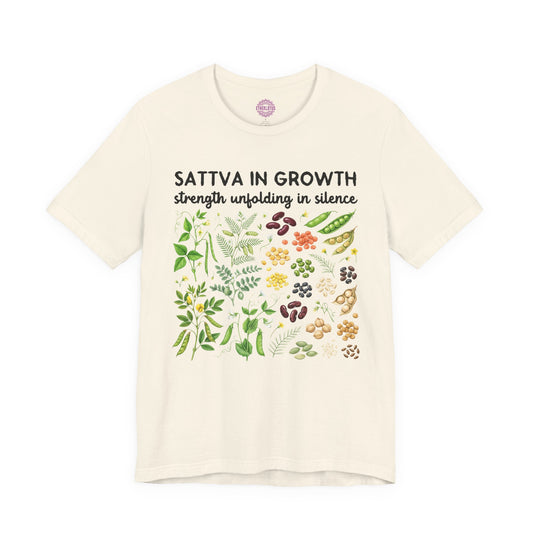 Sattva in Growth Strength Unfolding in Silence Premium Unisex T-Shirt