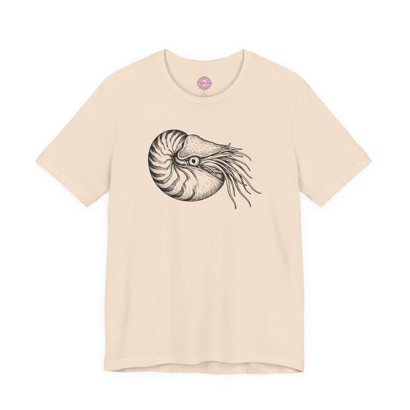 Sacred Spiral Nautilus Premium Unisex T-Shirt