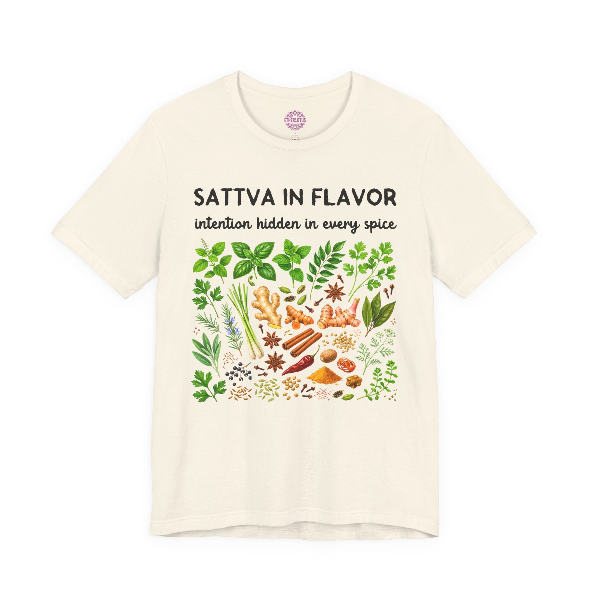 Sattva in Flavor Intention Hidden in Every Spice Premium Unisex T-Shirt