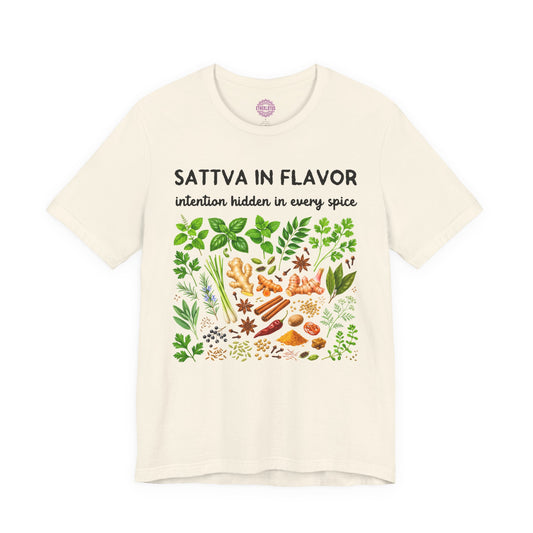 Sattva in Flavor Intention Hidden in Every Spice Premium Unisex T-Shirt