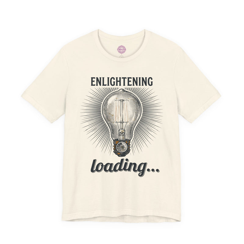 Enlightening Loading Vintage Bulb Premium Unisex T-Shirt