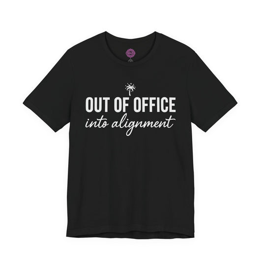 Out Of Office Into Alignment Retreat Premium Unisex T-Shirt