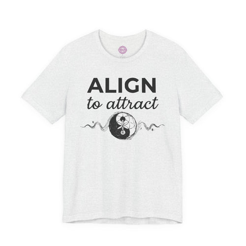 Align To Attract Yin Yang Sacred Geometry Premium Unisex T-Shirt