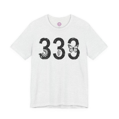 333 Angel Number Butterfly Metamorphosis Premium Unisex T-Shirt