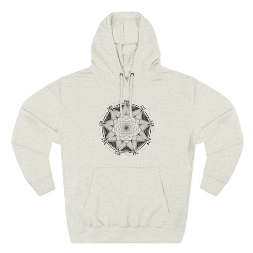 All Solfeggio Frequencies Sacred Geometry Mandala Sound Premium Unisex Hoodie