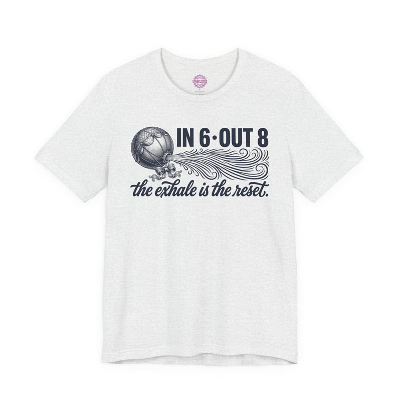 In 6 Out 8 The Exhale Is the Reset Premium Unisex T-Shirt