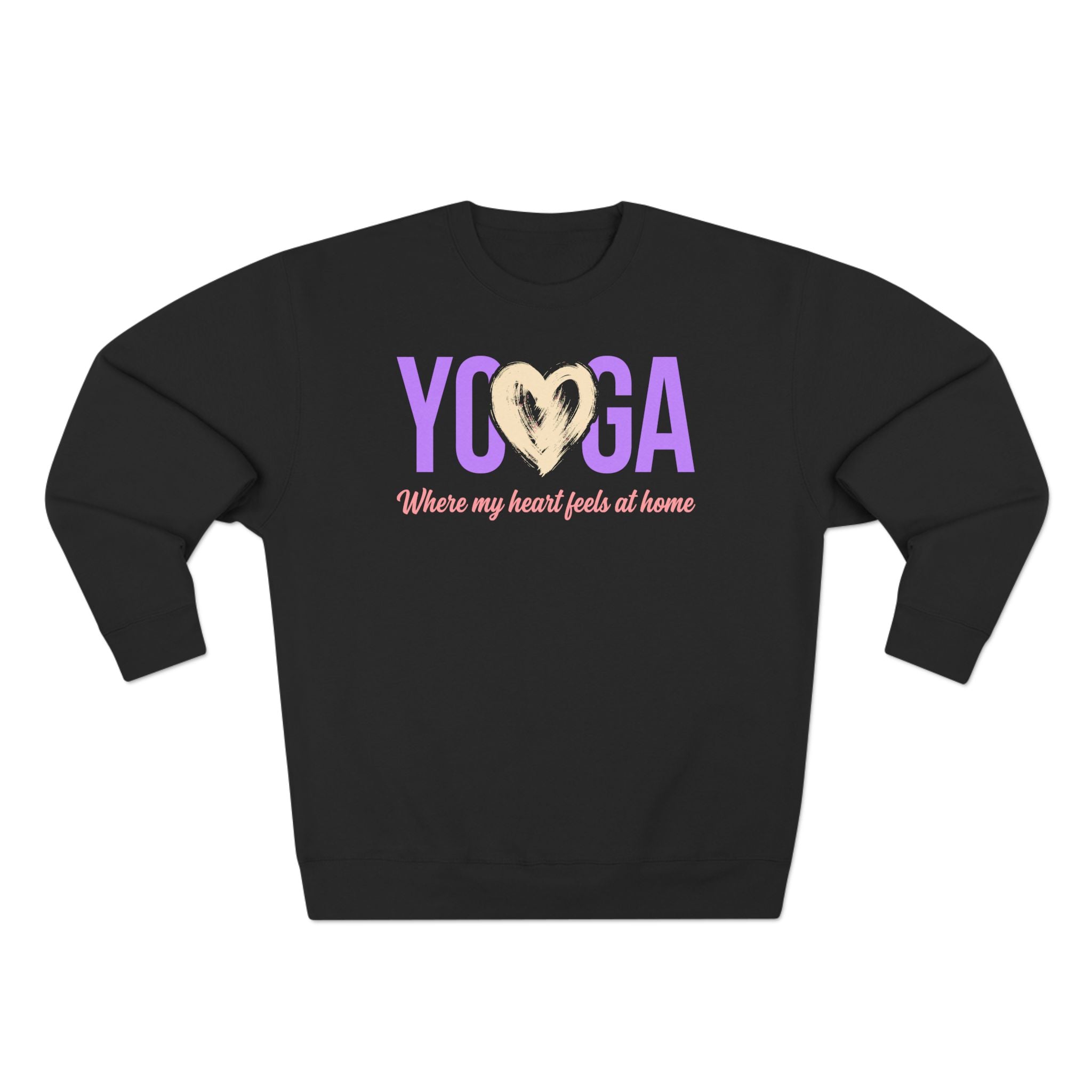 Yoga Where My Heart Feels at Home Premium Unisex Sweatshirt