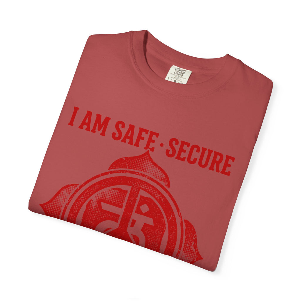I Am Safe Secure and at Peace Root Chakra Comfort Colors® Unisex T-Shirt