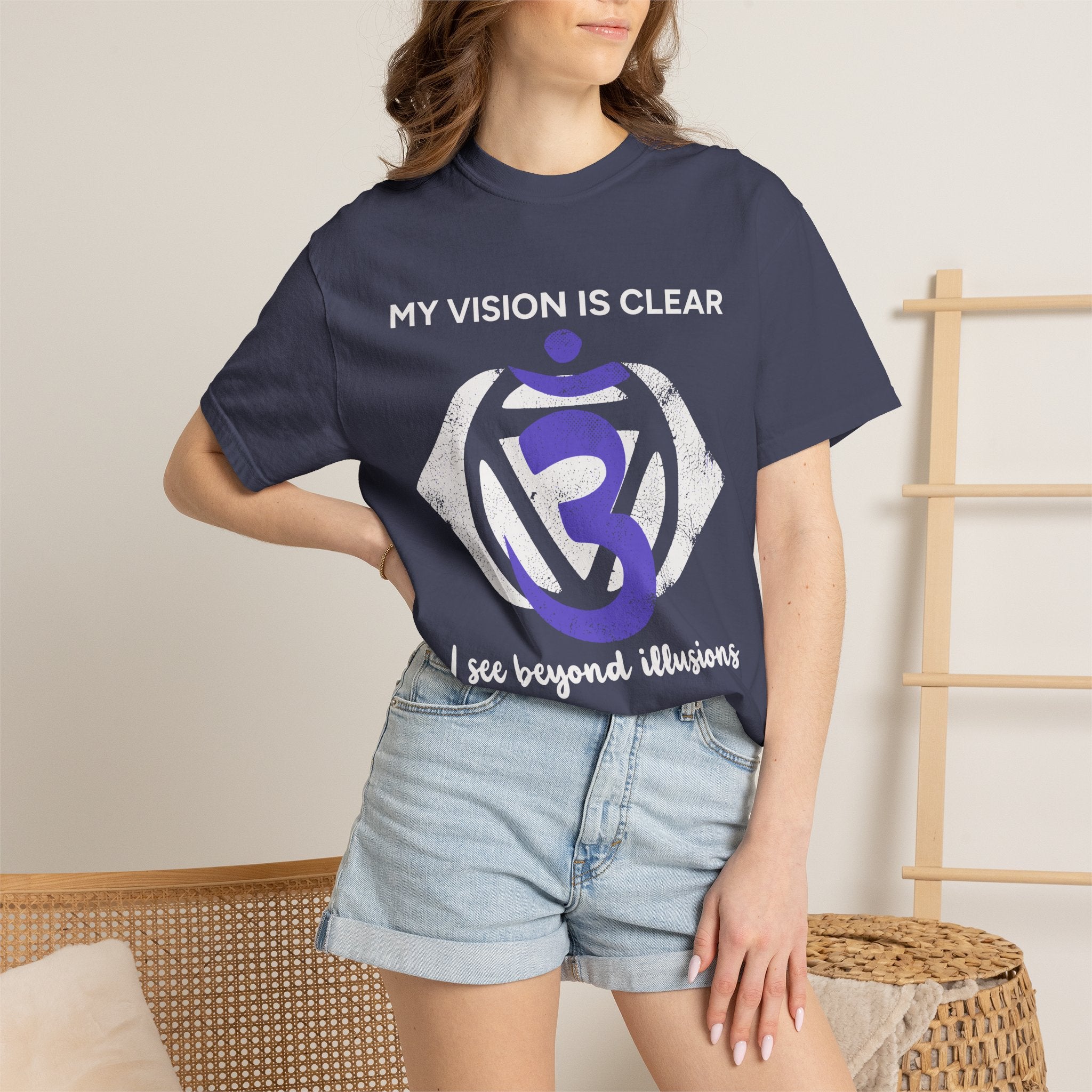 My Vision Is Clear I See Beyond Illusions Third Eye Chakra Comfort Colors® Unisex T-Shirt