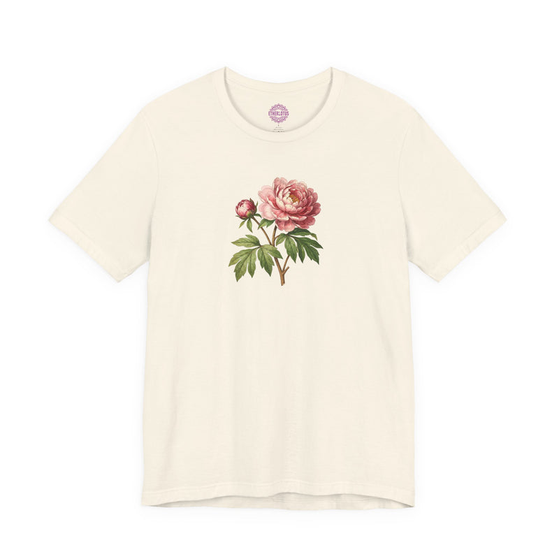 Abundant Grace Pink Peony Premium Unisex T-Shirt