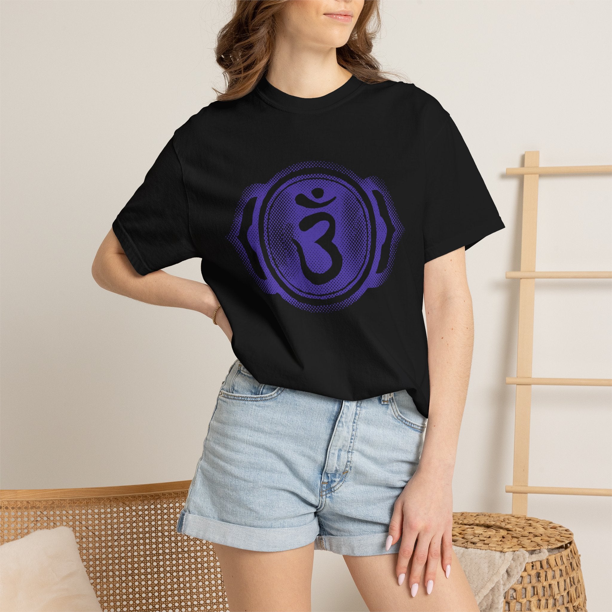 Om Ajna Third Eye Chakra Symbol Sacred Geometry Comfort Colors® Unisex T-Shirt