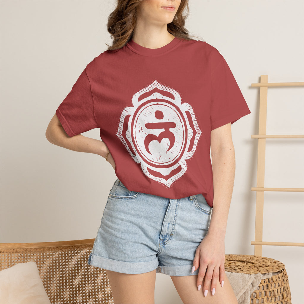 28 Lam Bija Muladhara Root Chakra Symbol Sacred Geometry Comfort Colors® Unisex T-Shirt
