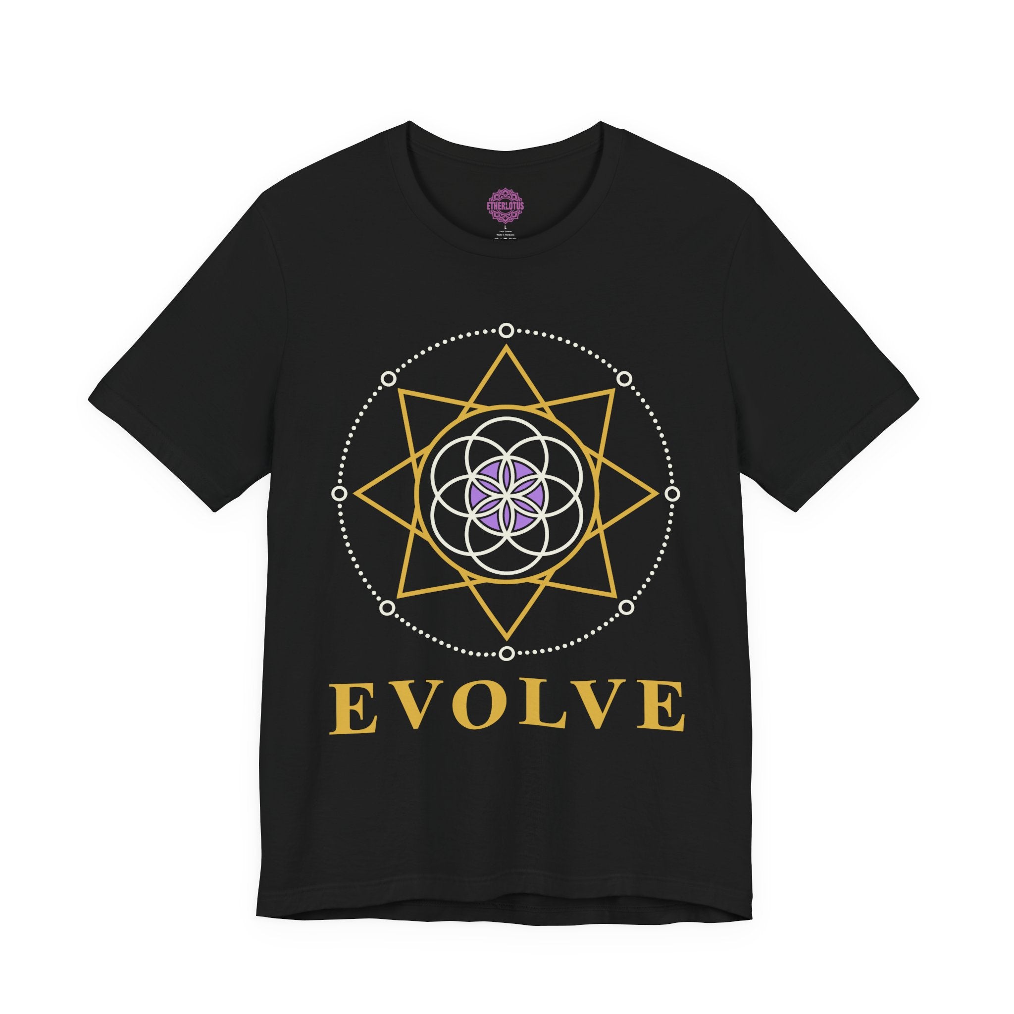 Evolve Sacred Geometry Seed of Life Premium Unisex T-Shirt