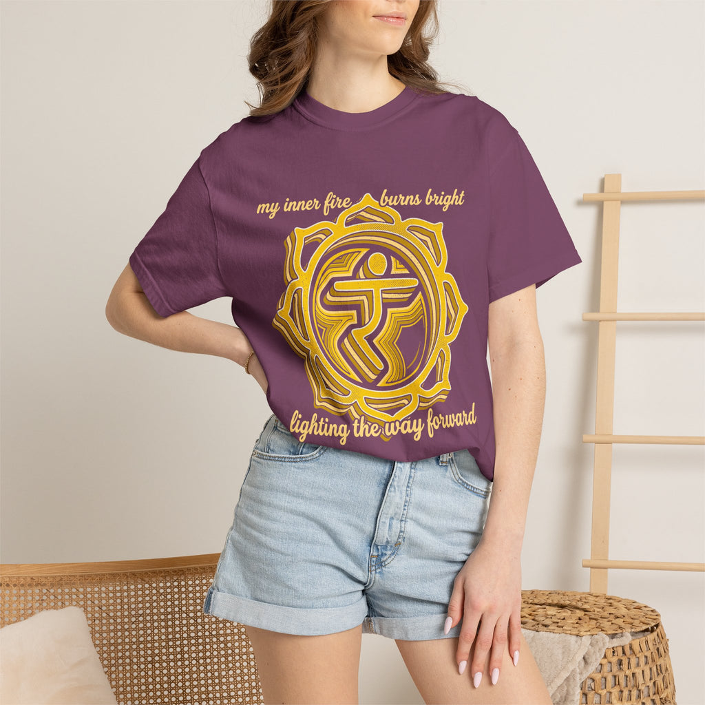 My Inner Fire Burns Bright Lighting the Way Forward Solar Plexus Chakra Comfort Colors® Unisex T-Shirt