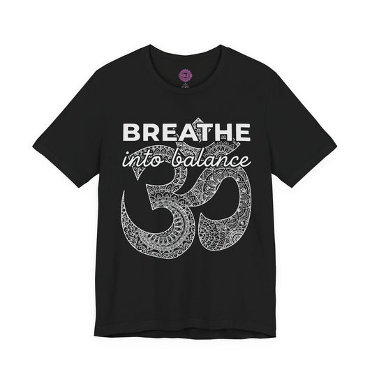 Breathe Into Balance Om Premium Unisex T-Shirt