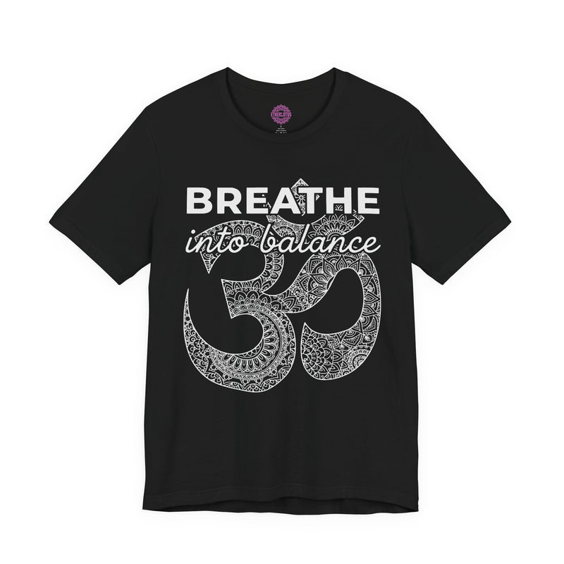 Breathe Into Balance Om Premium Unisex T-Shirt