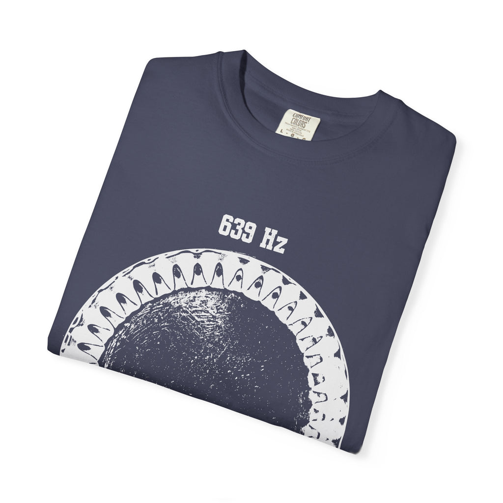 639 Hz Solfeggio Frequency Cymatics Connection Harmony Comfort Colors® Unisex T-Shirt