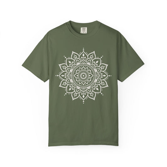 Mandala Sacred Lotus Geometric Spiritual Vintage Premium Unisex Comfort Colors® T-Shirt