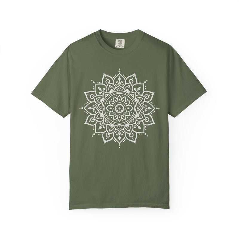 Mandala Sacred Lotus Geometric Spiritual Vintage Premium Unisex Comfort Colors® T-Shirt