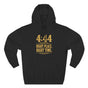 4:44 Right Place Right Time Angel Number Premium Unisex Hoodie